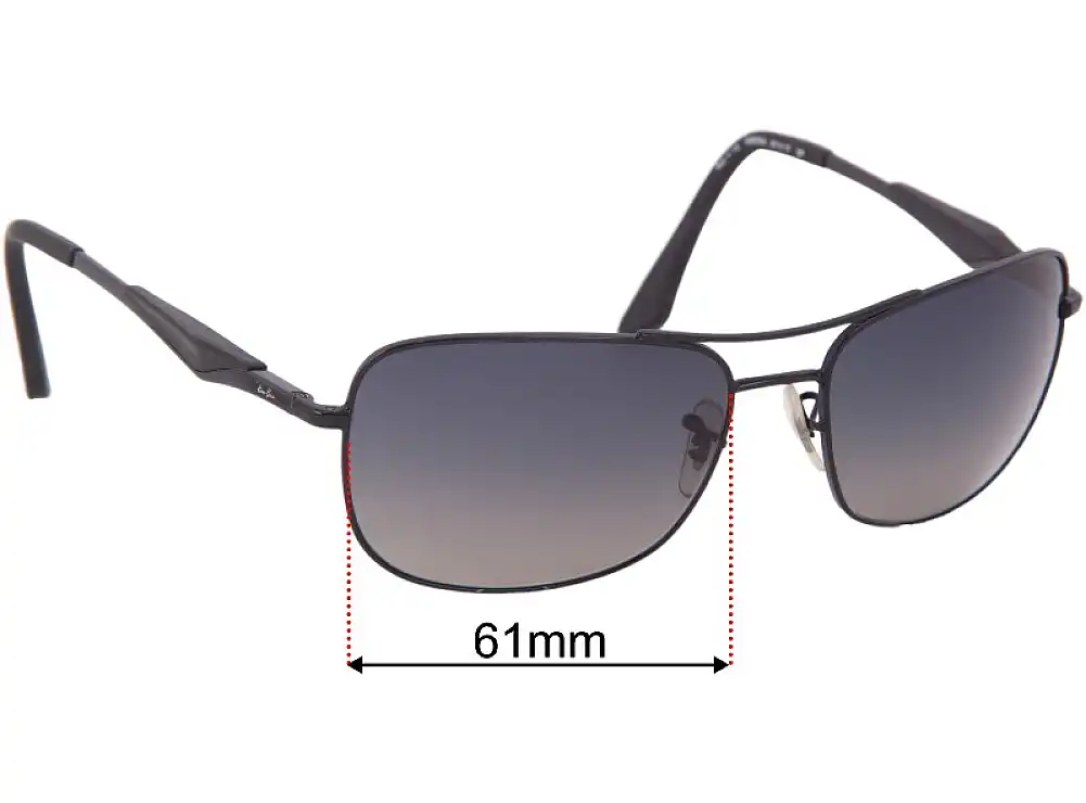 Ray様 Ray-Ban RB3515 61mm Replacement Lenses